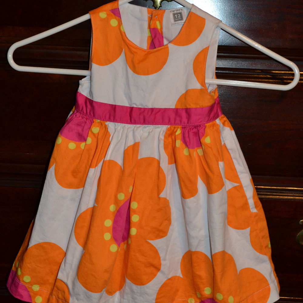 Carter's Baby Girl Dress, Size 12 months